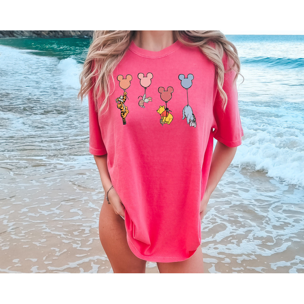 Comfort Colors® Disney Winnie the Pooh Shirt, Pooh Bear Shirt, Pooh and Friends Shirt, Disney Woman Shirt, Disneyland Trip Shirt - 2.jpg