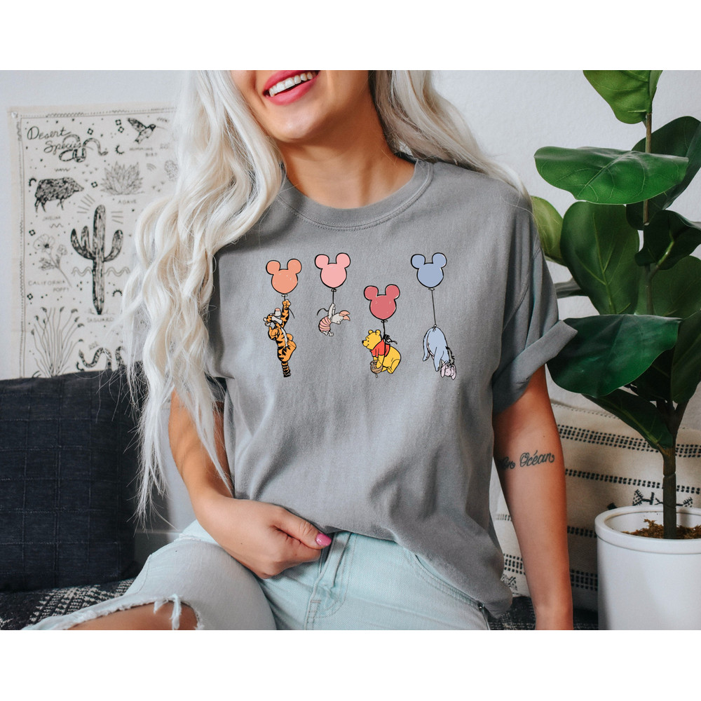 Comfort Colors® Disney Winnie the Pooh Shirt, Pooh Bear Shirt, Pooh and Friends Shirt, Disney Woman Shirt, Disneyland Trip Shirt - 3.jpg