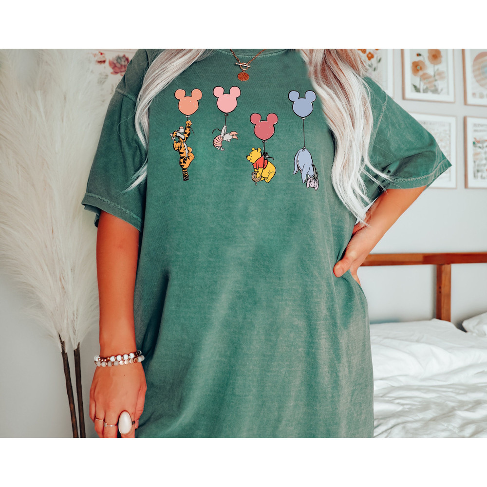 Comfort Colors® Disney Winnie the Pooh Shirt, Pooh Bear Shirt, Pooh and Friends Shirt, Disney Woman Shirt, Disneyland Trip Shirt - 4.jpg
