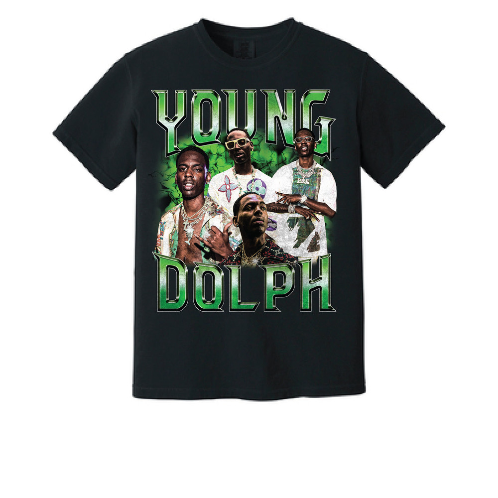 RIP Young Dolph Vintage 90's Bootleg T-shirt - Honoring a Hip-Hop Legend - 1.jpg