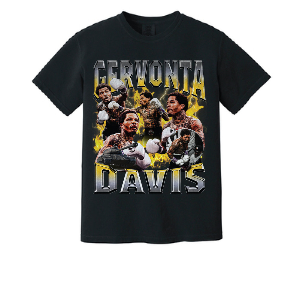 Vintage 90's Bootleg Gervonta Tank Davis T-shirt - Boxing Legend Retro Tee - 1.jpg