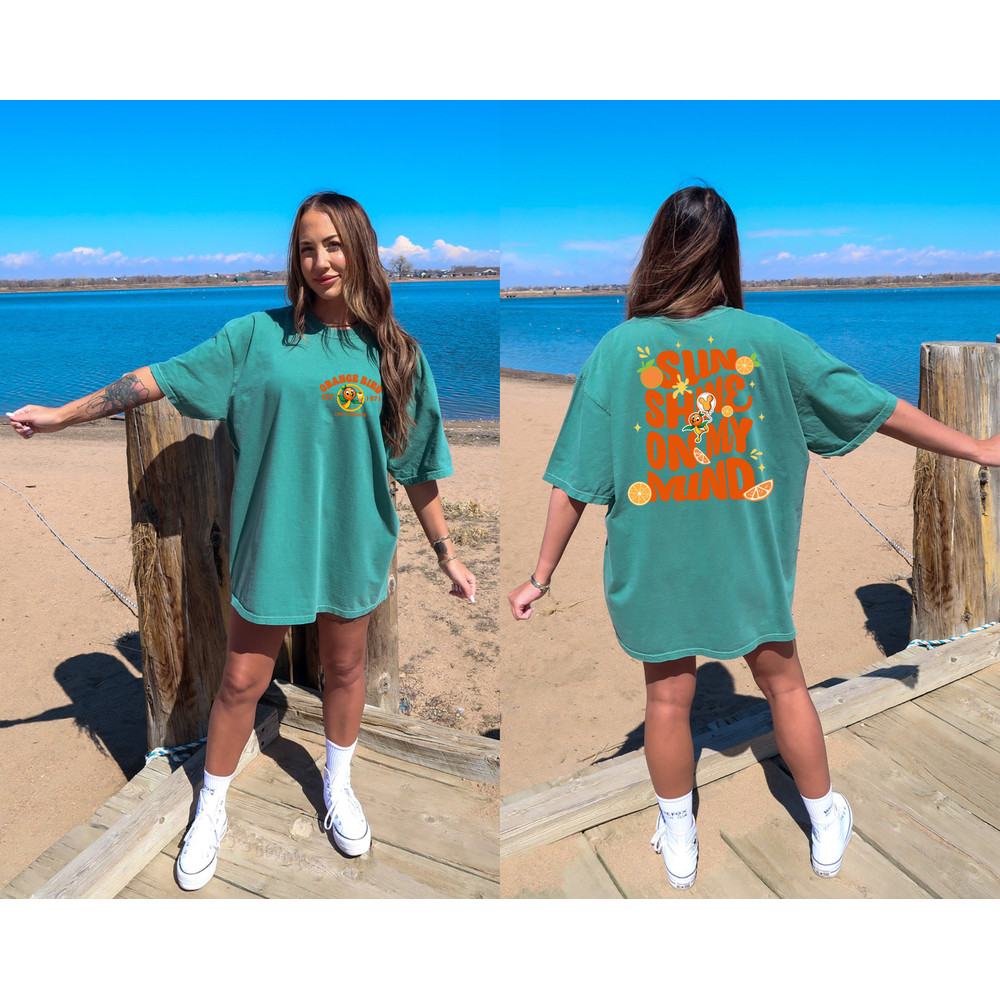 Comfort Colors® Orange Bird Sunshine Shirt, Disney Orange Bird Shirt, Beach Shirt, Summer Vacation Shirt, Flower and Garden Festival 2023 - 3.jpg