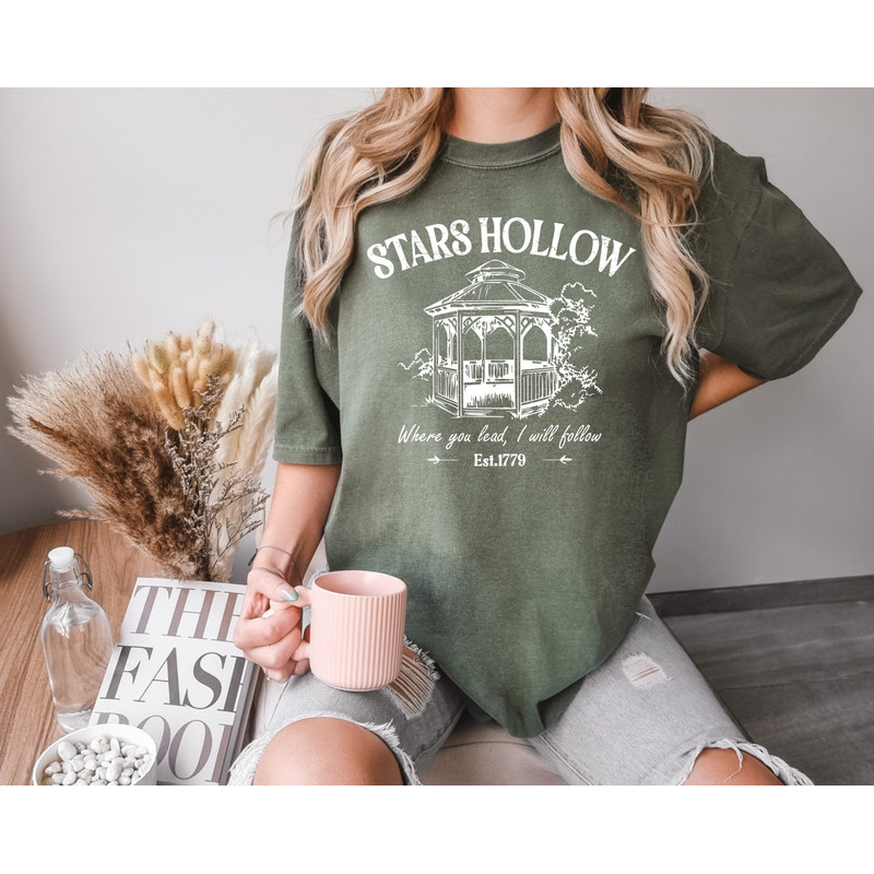 Comfort Colors® Stars Hollow Shirt, Stars Hollow Tshirt, Vintage Style Stars Hollow Shirt Gift - 1.jpg