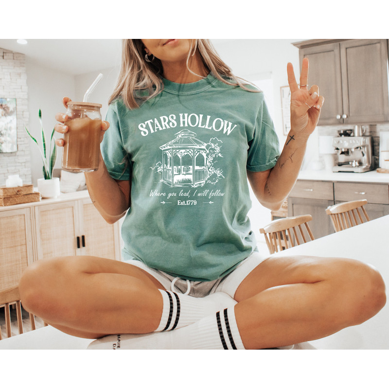 Comfort Colors® Stars Hollow Shirt, Stars Hollow Tshirt, Vintage Style Stars Hollow Shirt Gift - 5.jpg
