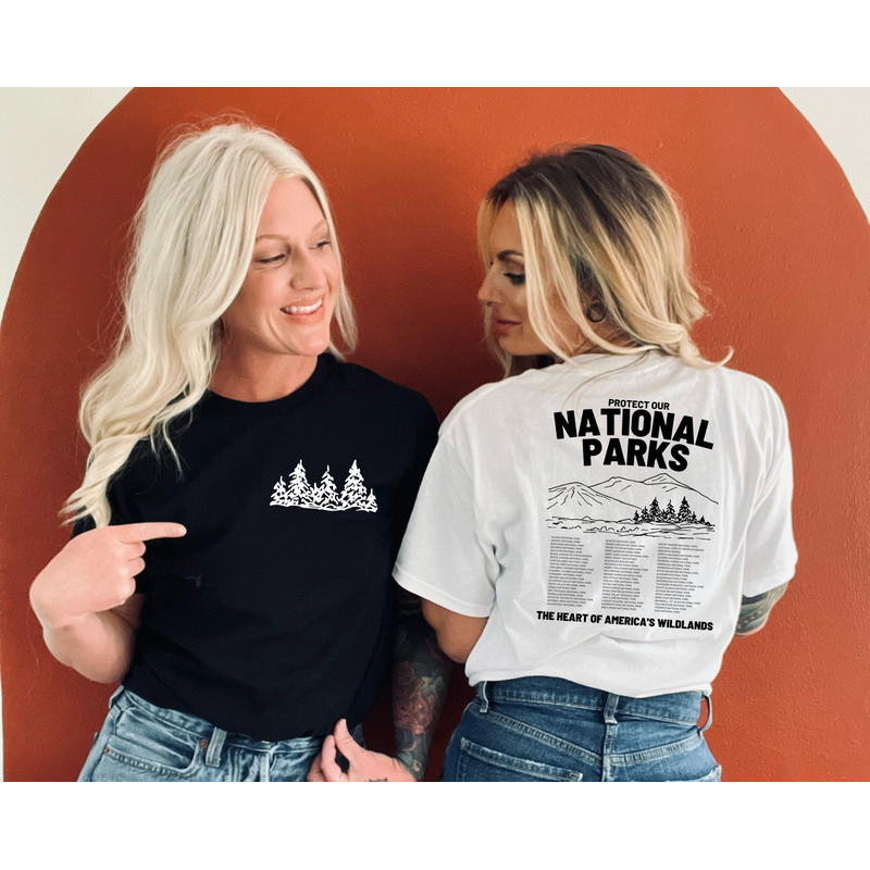 National Parks Crewneck, Protect Our National Parks, Park Ranger Mountain Shirt, Retro Environmental Camping Clothes Granola Girl, Forest - 1.jpg