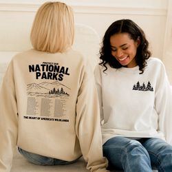 national parks crewneck, protect our national parks, park ranger mountain sweatshirt,