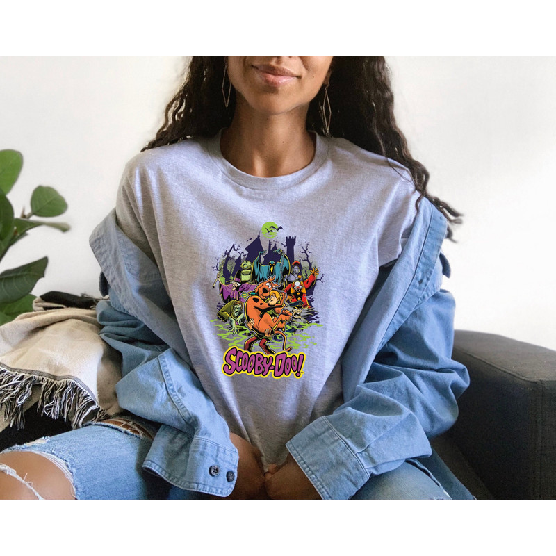 Vintage Scooby Doo Tshirt, Halloween Tshirt, Scooby Doo Halloween Shirt, Horror Movie Shirt, Halloween Party, Halloween Gifts - 1.jpg