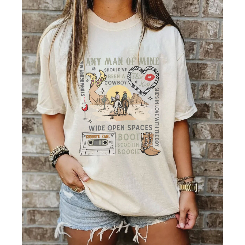 Cowboy Shirt, Western Tshirt, Rodeo Shirt, Country Music Shirt, BOHO, Vintage, Cowgirl Shirt - 2.jpg