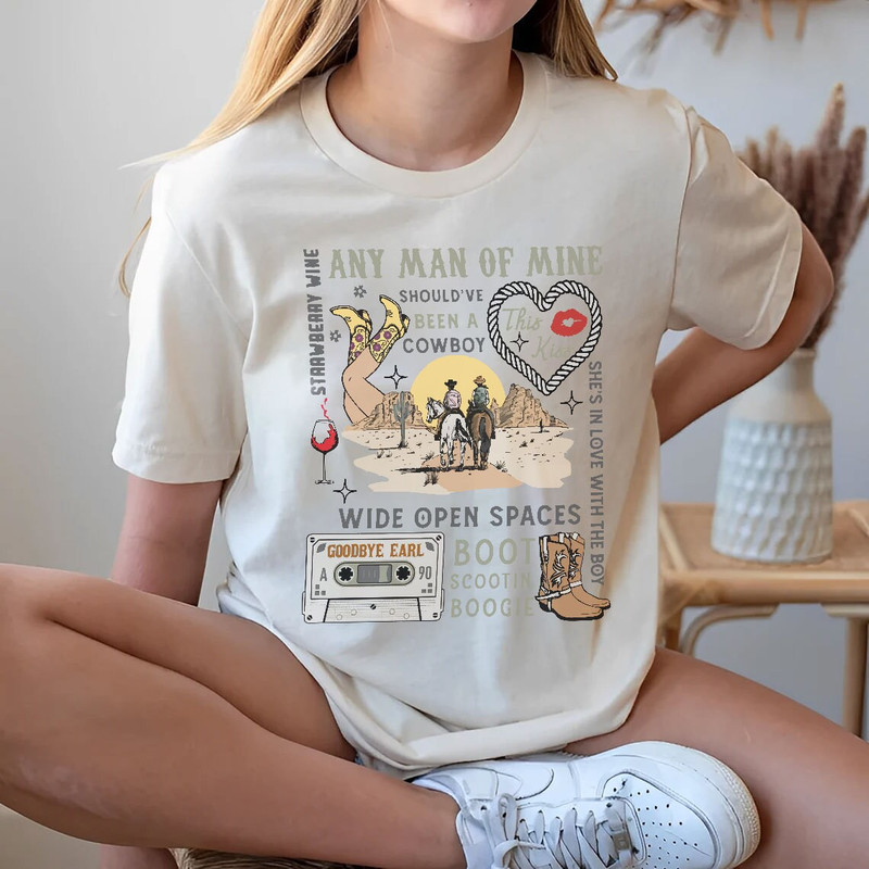 Cowboy Shirt, Western Tshirt, Rodeo Shirt, Country Music Shirt, BOHO, Vintage, Cowgirl Shirt - 3.jpg