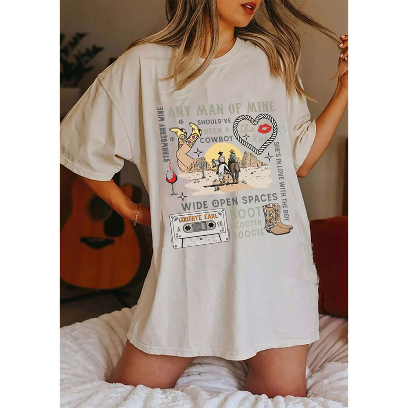 Cowboy Shirt, Western Tshirt, Rodeo Shirt, Country Music Shirt, BOHO, Vintage, Cowgirl Shirt - 4.jpg