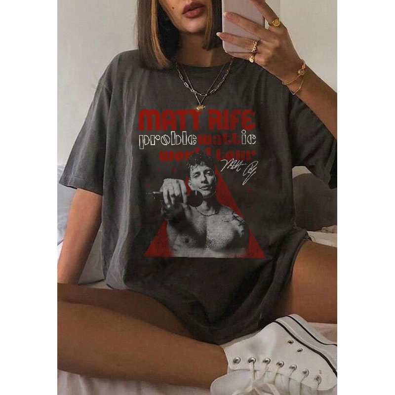 Matt Rife Shirt, Matt Rife Tour Shirt, Rifey Material T-Shirt, Matt Rife Gifts, Problematic Tour Shirt, Matt Rife Fan Sweater, Hoodie - 5.jpg