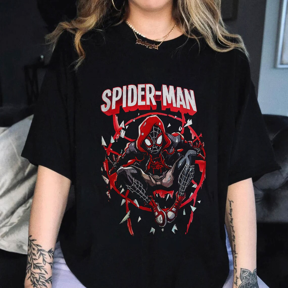 Spider 2023 Shirt, Man Across The Spider Verse Characters shirt, Spider Punk Shirt, Movie Fan Gift Spider Shirt - 3.jpg