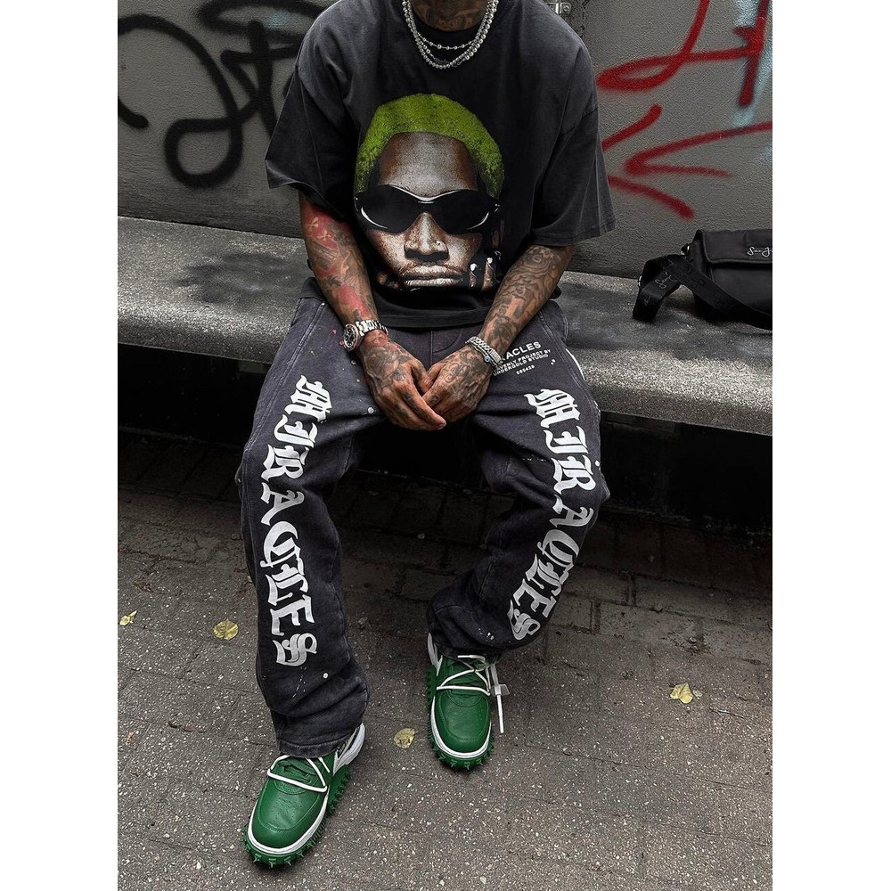 Dennis Rodman Fluo Homage T-Shirt - The Worm Vintage Bootleg Inspired Tee 90's Inspired Homage Style Throwback Tee Graphic Unisex Tee - 2.jpg