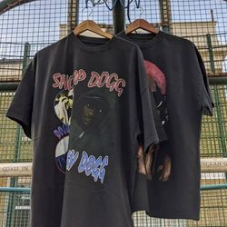 snoop doggy dogg double printed homage t-shirt , vintage bootleg inspired tee , rap 90s inspired throwback tee , hip hop