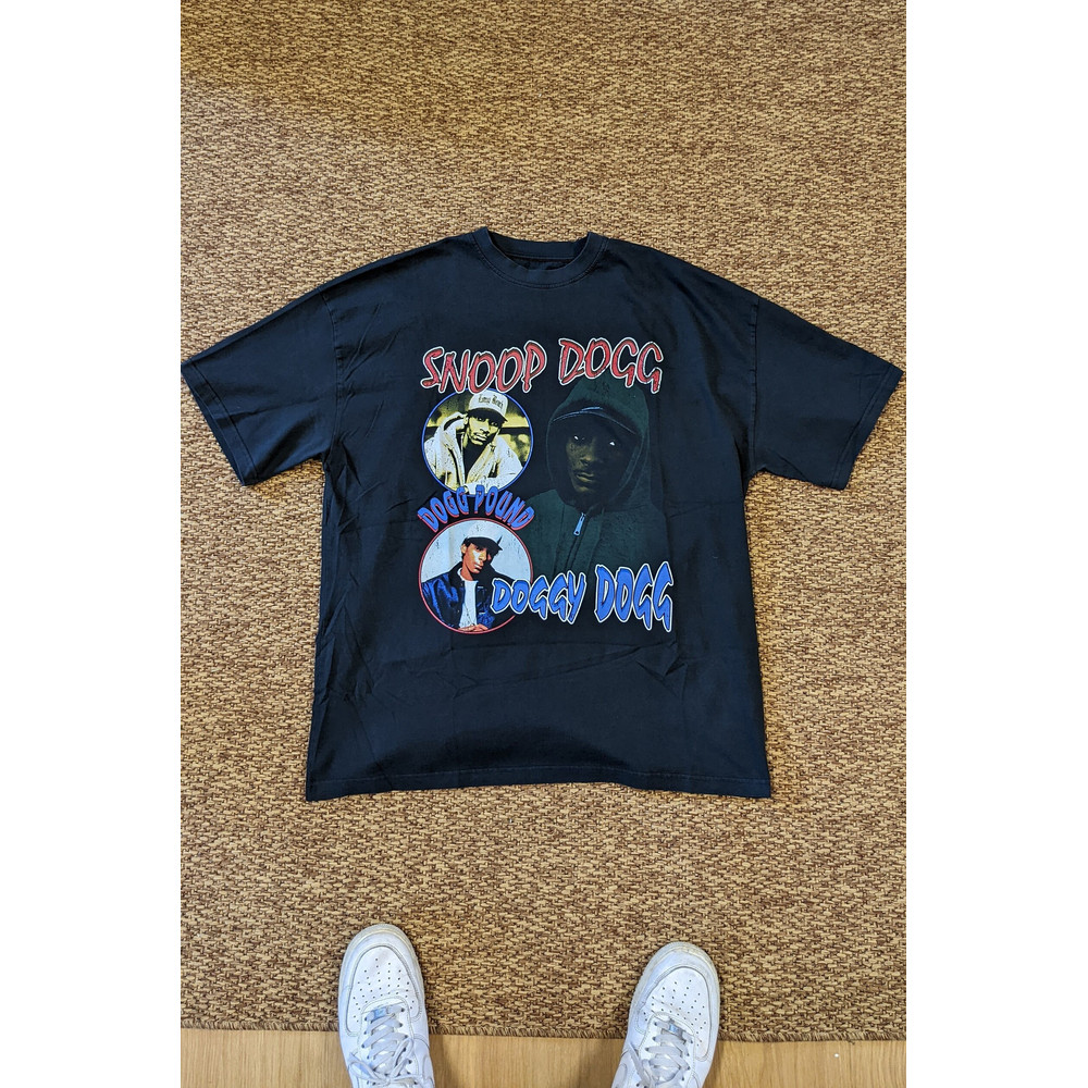 Snoop Doggy Dogg Double Printed Homage T-shirt  Vintage Bootleg Inspired Tee  RAP 90's Inspired Throwback Tee  Hip Hop Graphic Unisex Tee - 4.jpg