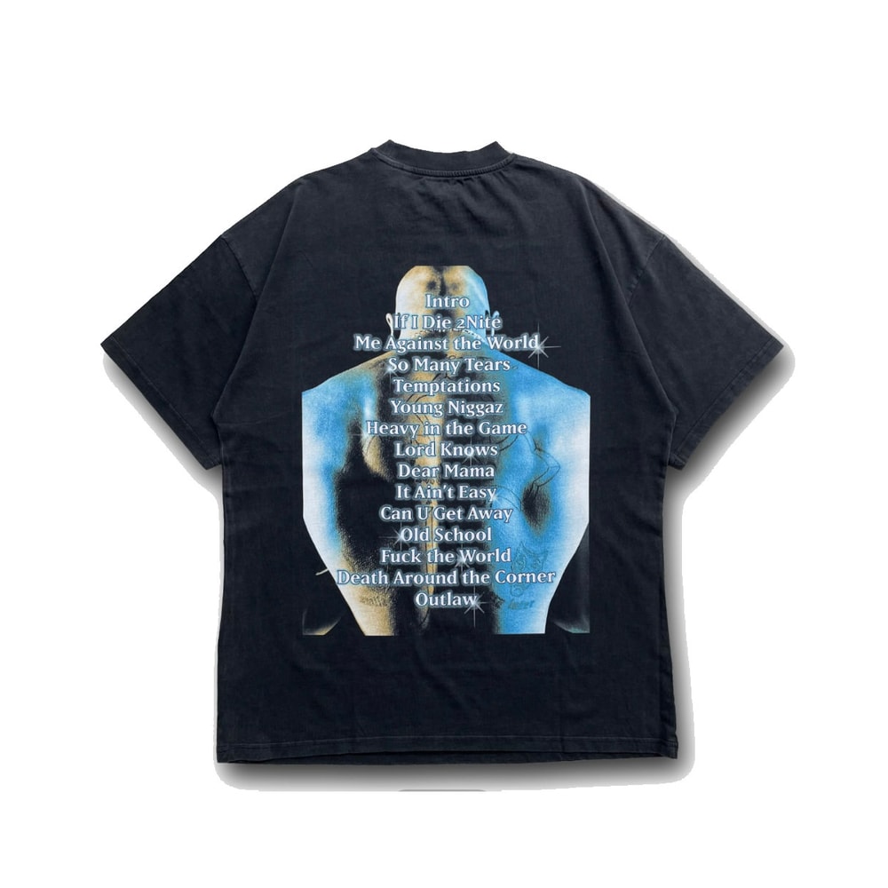 Tupac Double Printed Homage T-shirt 2pac Vintage Bootleg Inspired Tee 90's Hip Hop Inspired Throwback Tee RAP Graphic Unisex Tee - 2.jpg