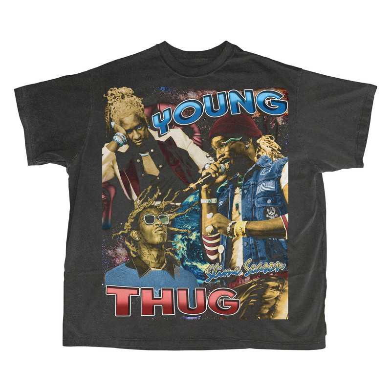 Young Thug Thugger Homage T-shirt  Vintage Bootleg Inspired Tee  Hip Hop 90's Inspired Homage Style Throwback Tee  RAP Graphic Unisex Tee - 4.jpg