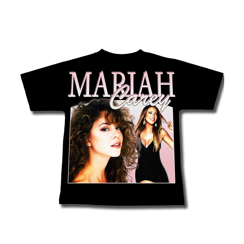 Mariah Carey T-shirt Vintage Bootleg Inspired Tee 90's Inspired Homage Style Throwback Tee Graphic Unisex Tee - 1.jpg