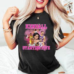 90s kendall starting five shirt, loahaddian kendall jenner team shirt, kendall starting five sweatshirt, reality tv lov