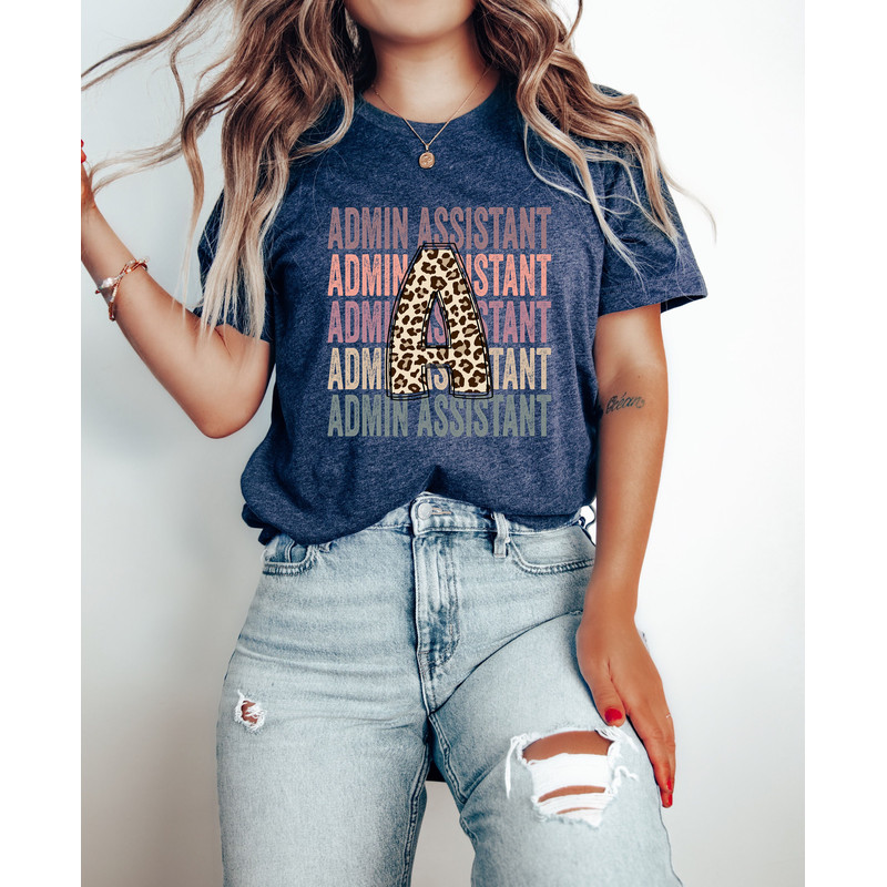 Admin Shirt for Women, Retro Admin T-Shirt for Her, Admin Gift for Admin Assistant, Administrative Assistant Shirt, Admin Office Shirts - 2.jpg