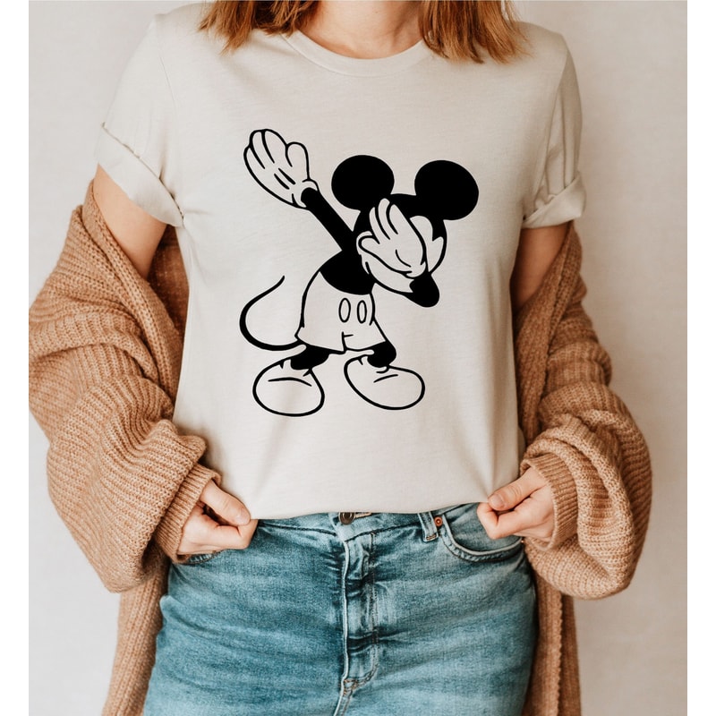Disney Rock And Roll Shirt, Dabbing Mickey Shirt, Mickey Ears, Disney Shirt, Disneyland Shirt, Kids Disney Shirt, Funny Disney Shirt - 1.jpg