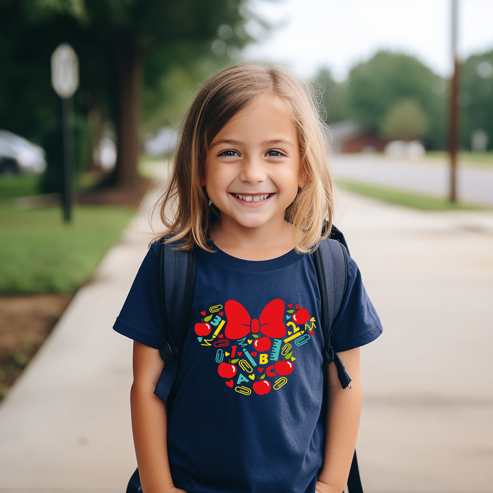 First Day Of School Shirt, Mickey And Friends Back To School Tee, Back To School Shirts, Gifts For Kids, Trendy School Shirts, Preppy Tees - 3.jpg