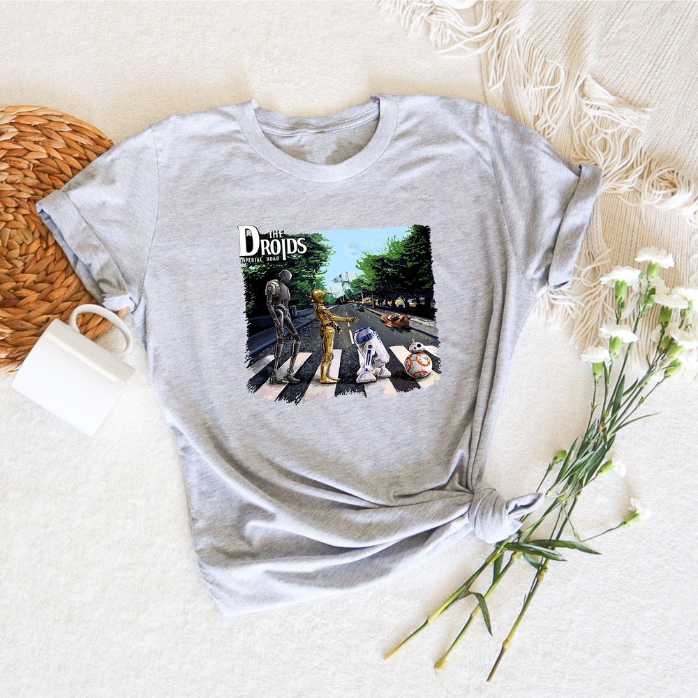 Star Wars Shirt, Droids Abbey Road Shirt, Movie Music Mashup Adults Gift, Men Shirt, Disney Shirt, Star Wars Shirt, Star Wars Gift - 2.jpg
