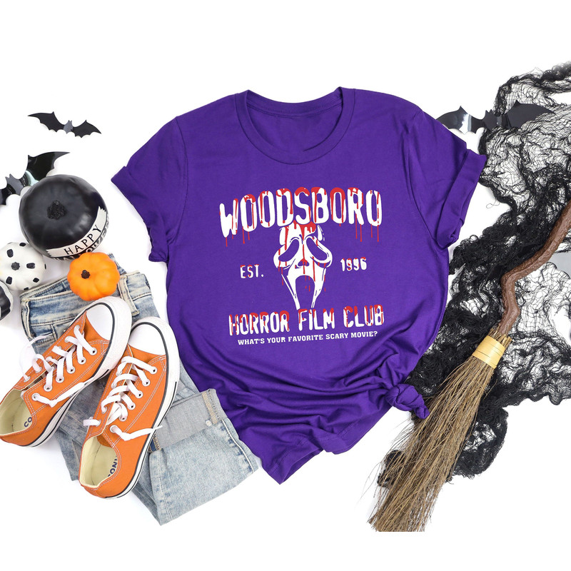 Woodsboro Horror Club Shirt, Horror Film Club Shirt, Scary Halloween Shirt, Spooky Season Shirt, Scream Ghost Shirt, Comfort Halloween Tee - 3.jpg