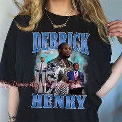 derrick henry 90s vintage bootleg shirt, football vintage sweatshirt 90s, vintage hoodie, vintage graphic tees, 90s tee,