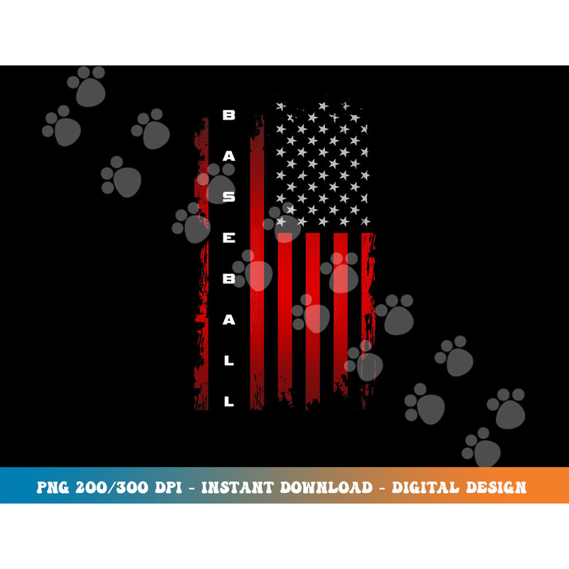 American Flag Baseball Apparel - Baseball png, sublimation copy.jpg