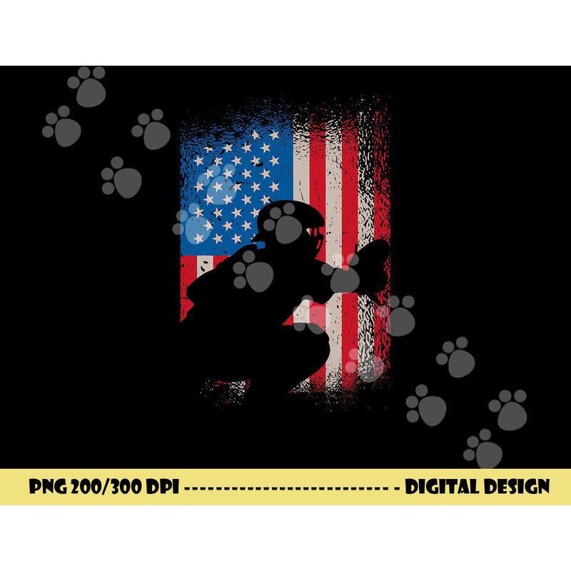 American flag baseball catcher design - USA flag baseball png, sublimation copy.jpg