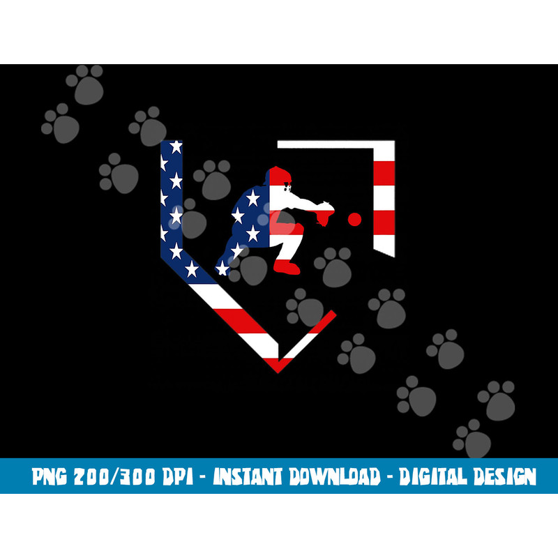 American Flag Graphic Baseball Catcher Gear Baseballin Gift png, sublimation copy.jpg