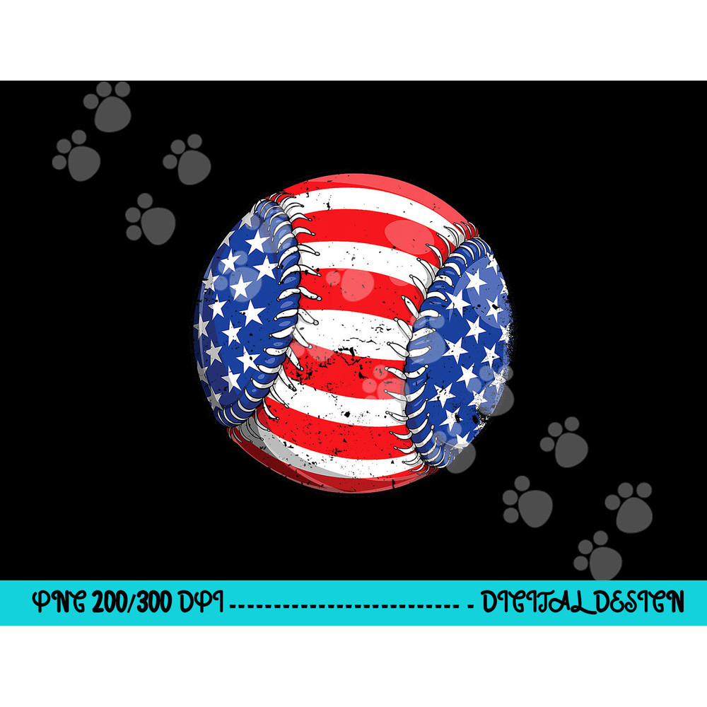 Baseball American Flag 4th Of July Boys Men Retro Ball Sport png, sublimation copy.jpg