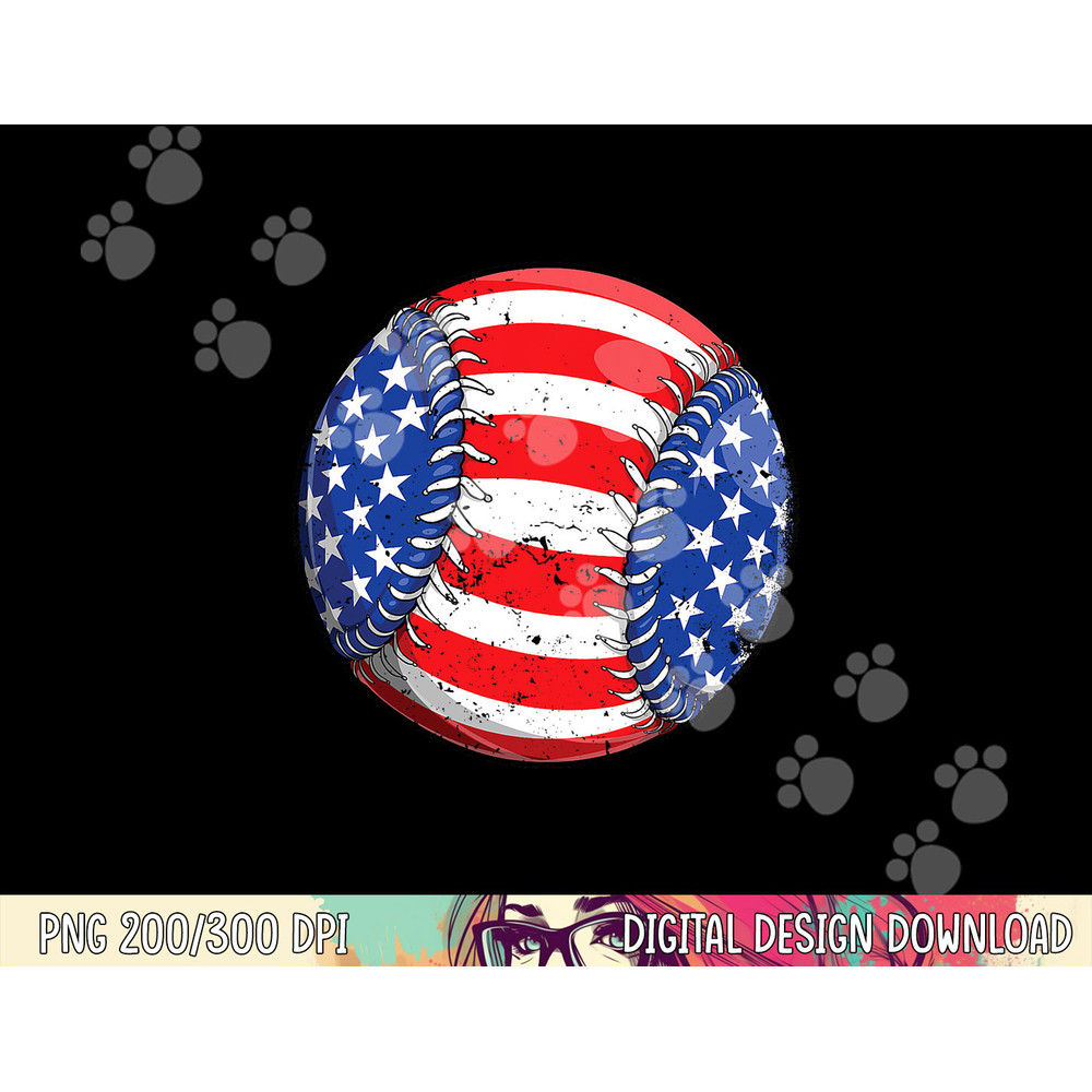 Baseball American Flag 4th Of July Boys Men Retro Ball Sport png, sublimation copy.jpg