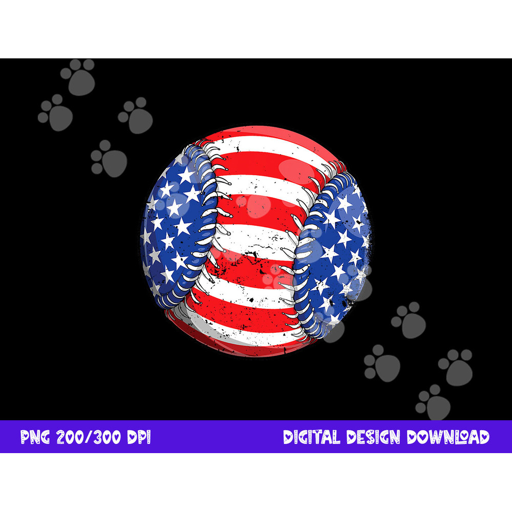 Baseball American Flag 4th Of July Boys Men Retro Ball Sport png, sublimation copy.jpg