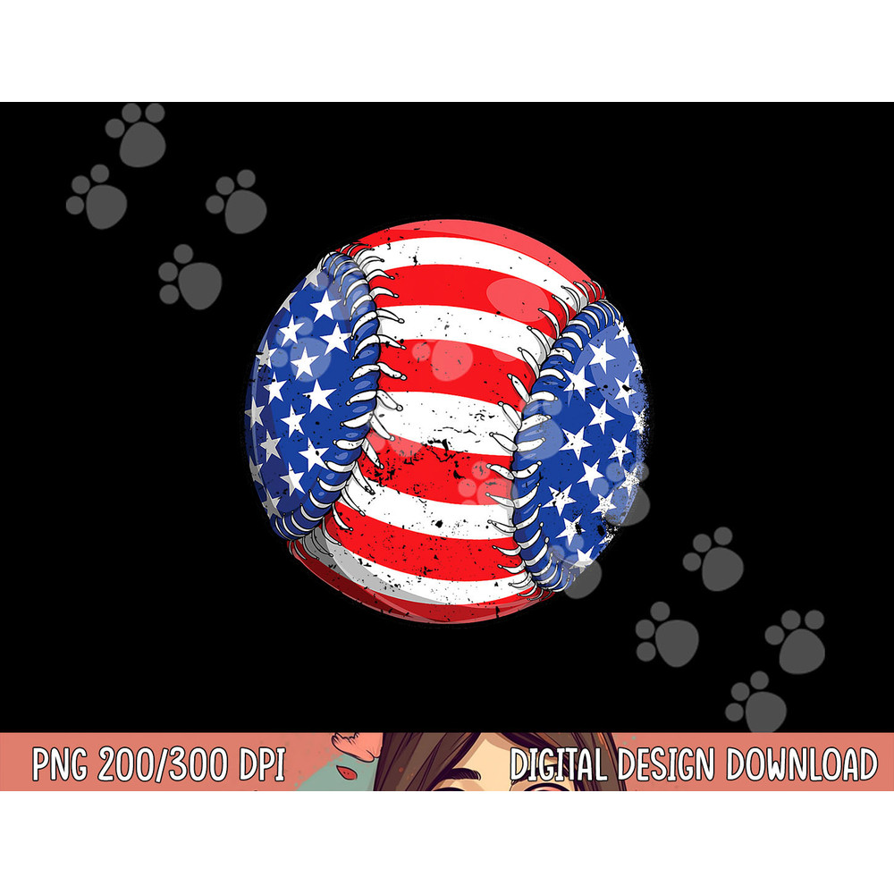 Baseball American Flag 4th Of July Boys Men Retro Ball Sport png, sublimation copy.jpg