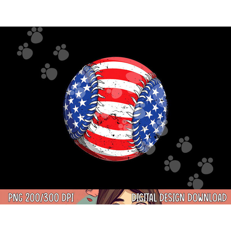 Baseball American Flag 4th Of July Boys Men Retro Ball Sport png, sublimation copy.jpg