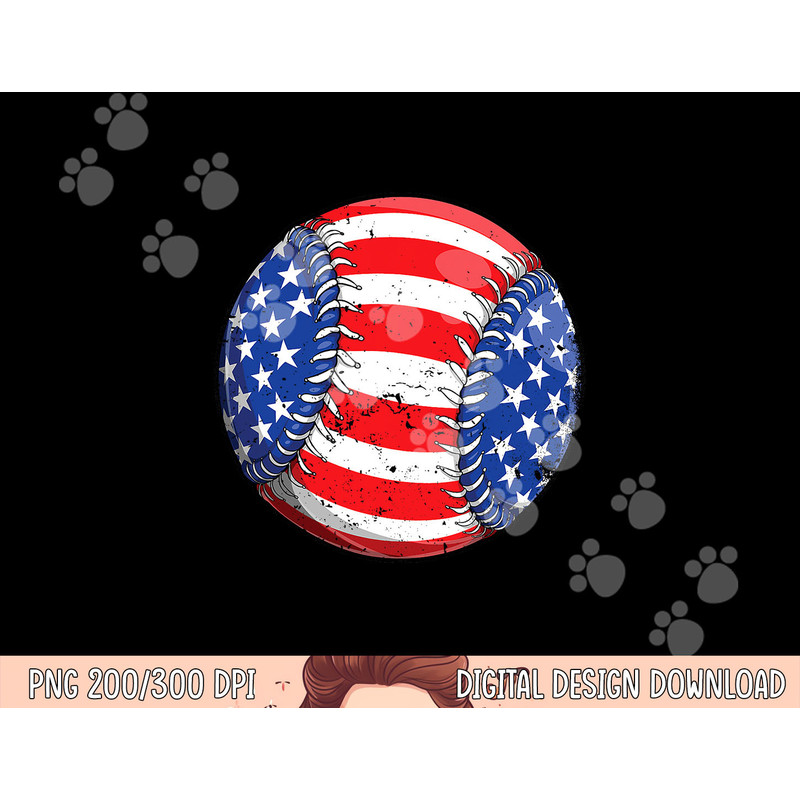 Baseball American Flag 4th Of July Boys Men Retro Ball Sport png, sublimation copy.jpg