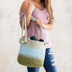 Crochet bag pattern for women handbag instruction handmade purse tutorial PDF digital