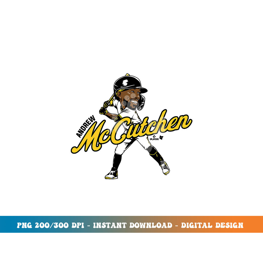 Andrew McCutchen - Caricature - Pittsburgh Baseball png, sublimation copy.jpg