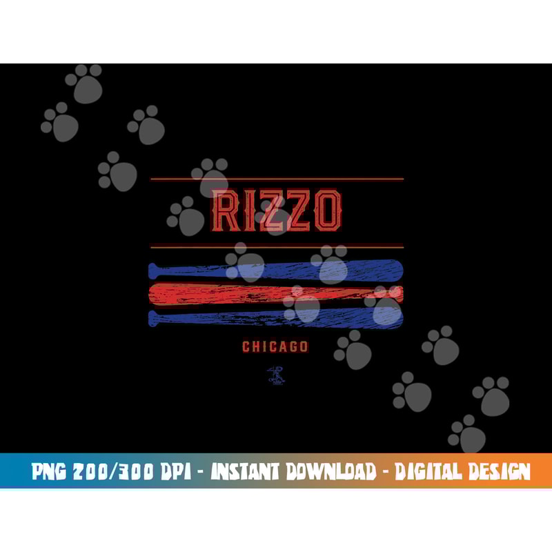 Anthony Rizzo Vintage Baseball Bat Gameday png, sublimation copy.jpg