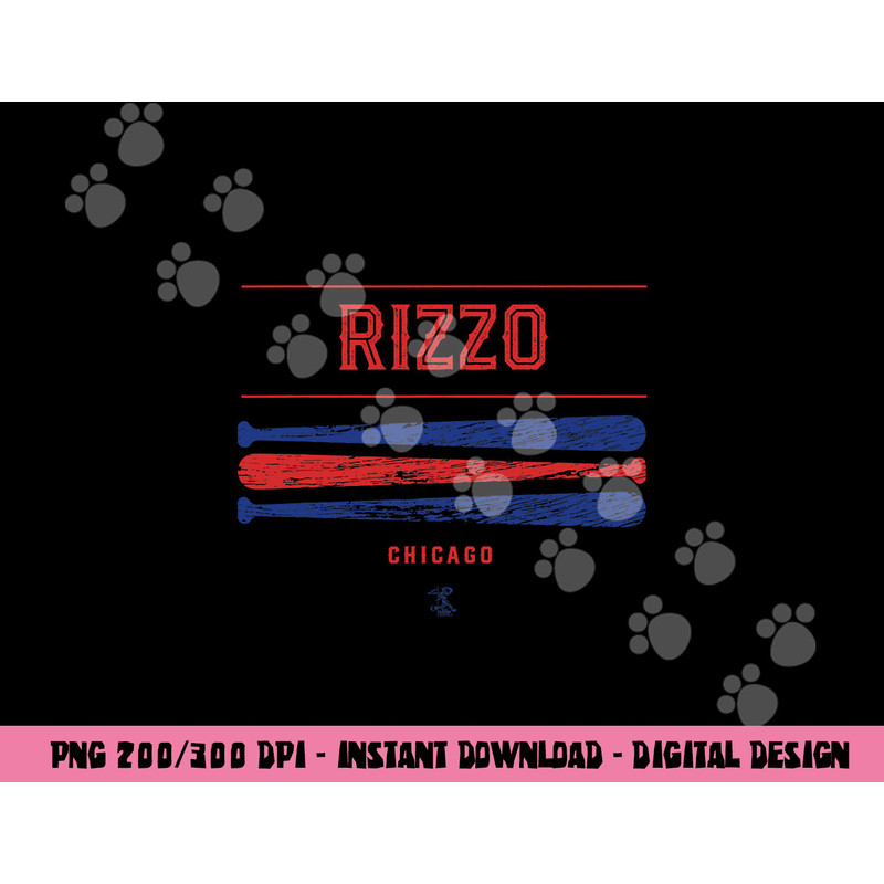 Anthony Rizzo Vintage Baseball Bat Gameday png, sublimation copy.jpg