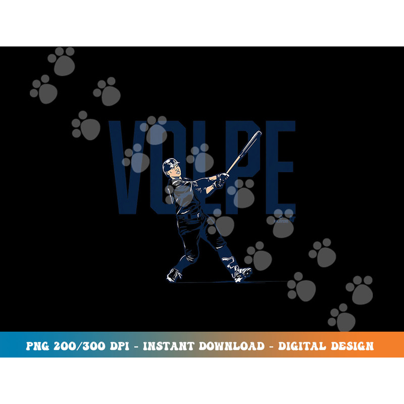 Anthony Volpe - Swing - New York Baseball png, sublimation copy.jpg