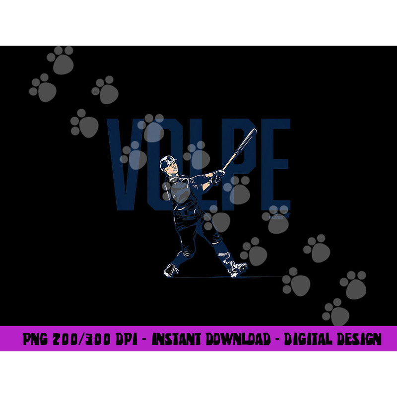 Anthony Volpe - Swing - New York Baseball png, sublimation copy.jpg