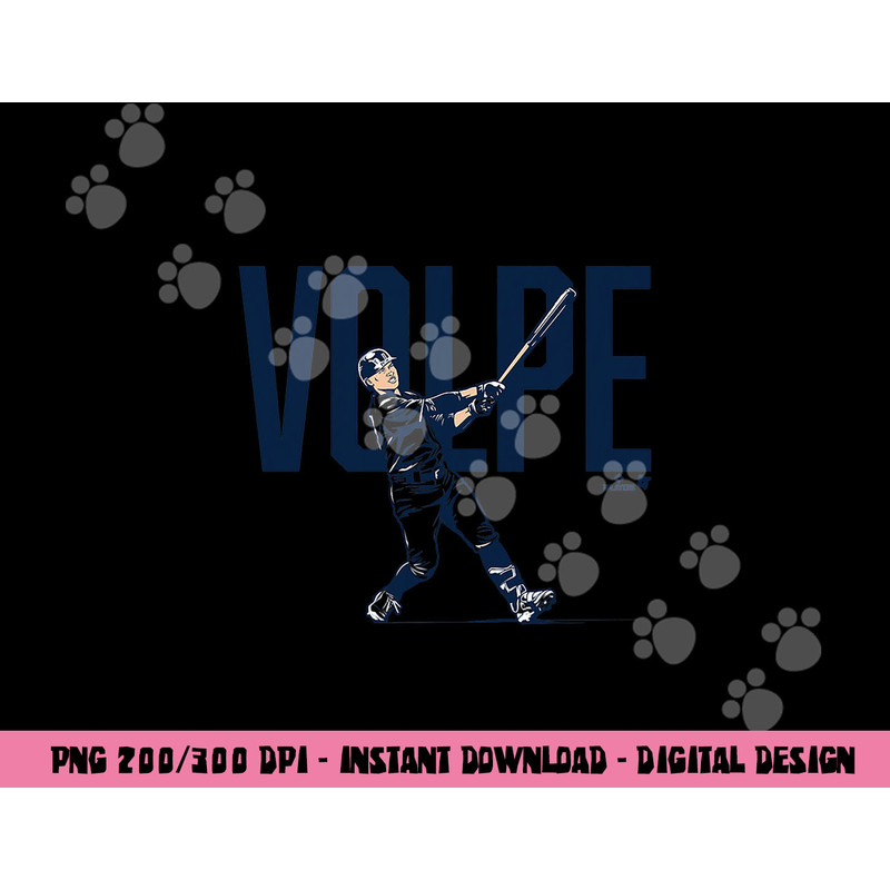Anthony Volpe - Swing - New York Baseball png, sublimation copy.jpg