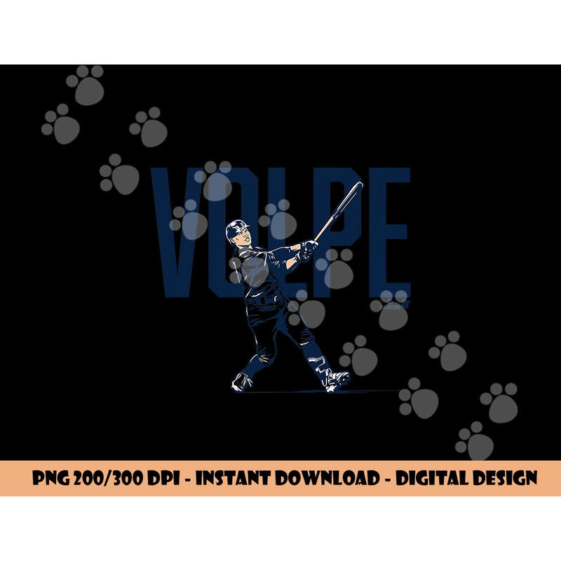 Anthony Volpe - Swing - New York Baseball png, sublimation copy.jpg