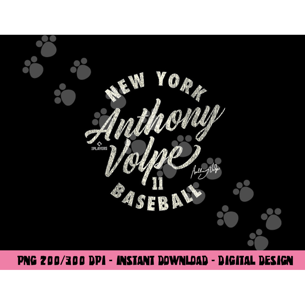 Anthony Volpe New York Baseball Vintage Cursive MLBPA png, sublimation copy.jpg