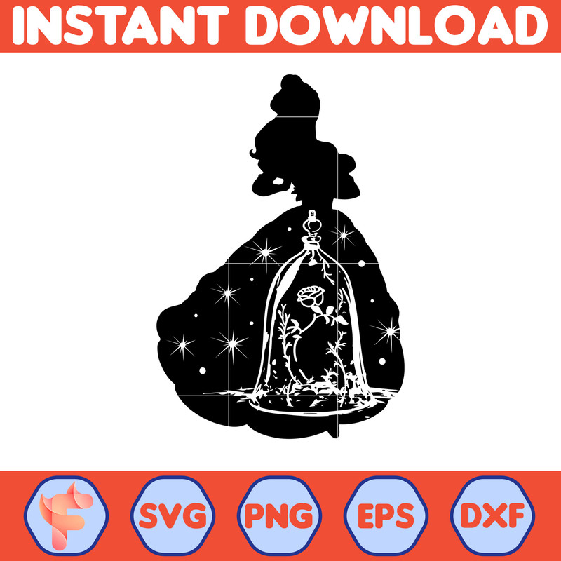 Disney Beauty And The Beast SVG, Belle Svg, Disney Svg,Beauty and The Beast Disney SVG, Beauty And The Beast Svg, Instant Download (18).jpg