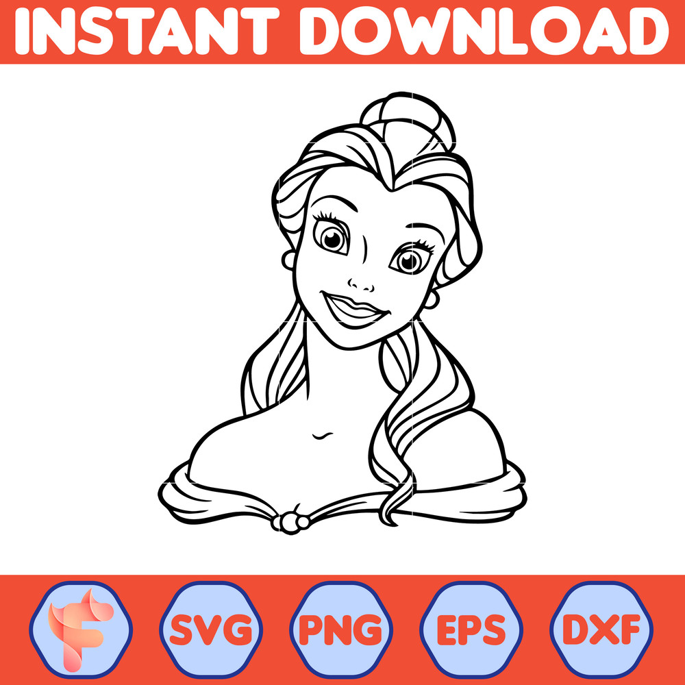 Disney Beauty And The Beast SVG, Belle Svg, Disney Svg,Beauty and The Beast Disney SVG, Beauty And The Beast Svg (7).jpg