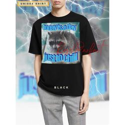 today is a day just to chill t-shirt - opposum meme, raccoon eating trash, cute trash panda shirt, funny trash raccoon,